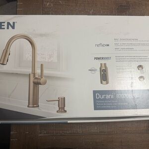 Moen Durani Kitchen Faucet - Elegant Gold Finish
